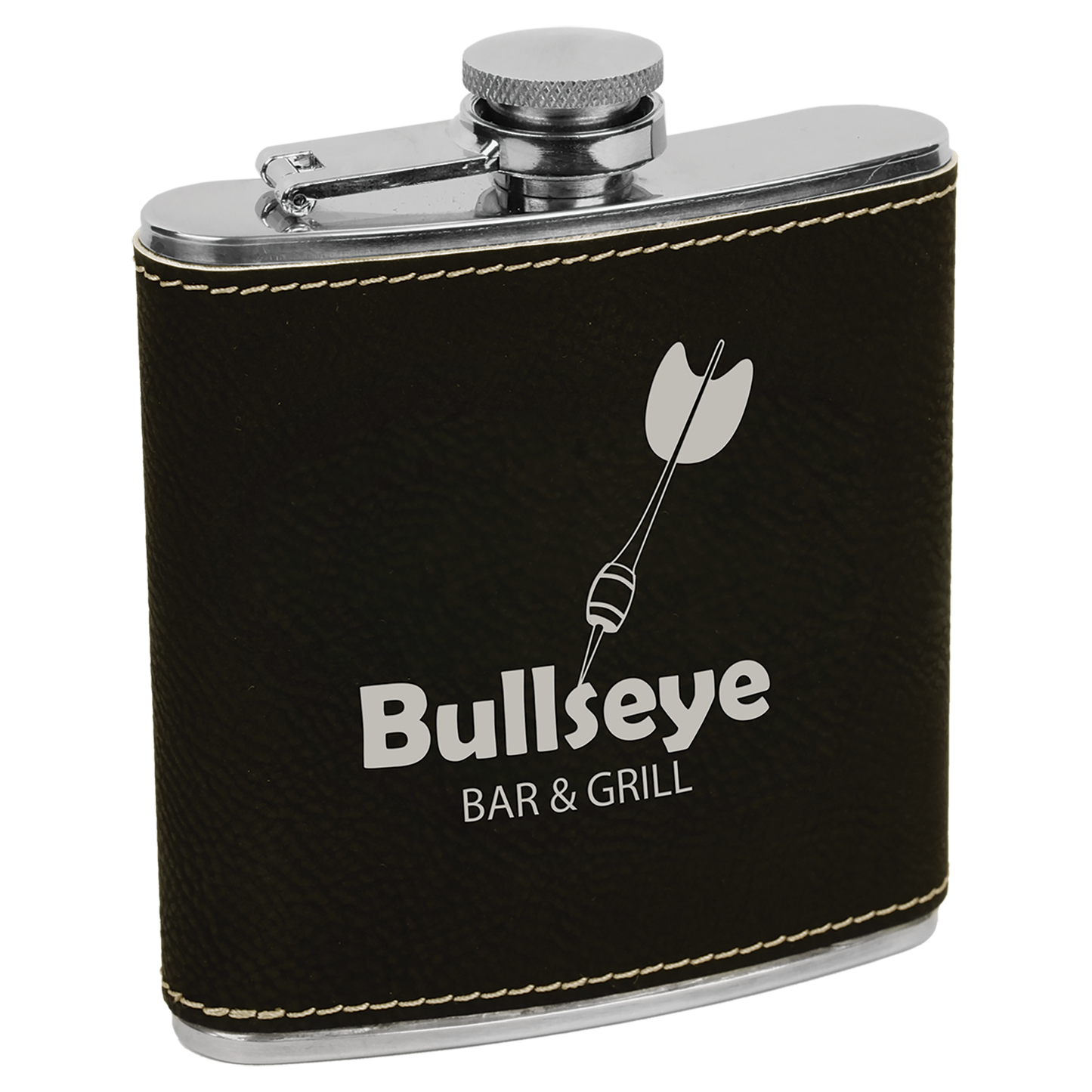 Leatherette 6 oz. Flask