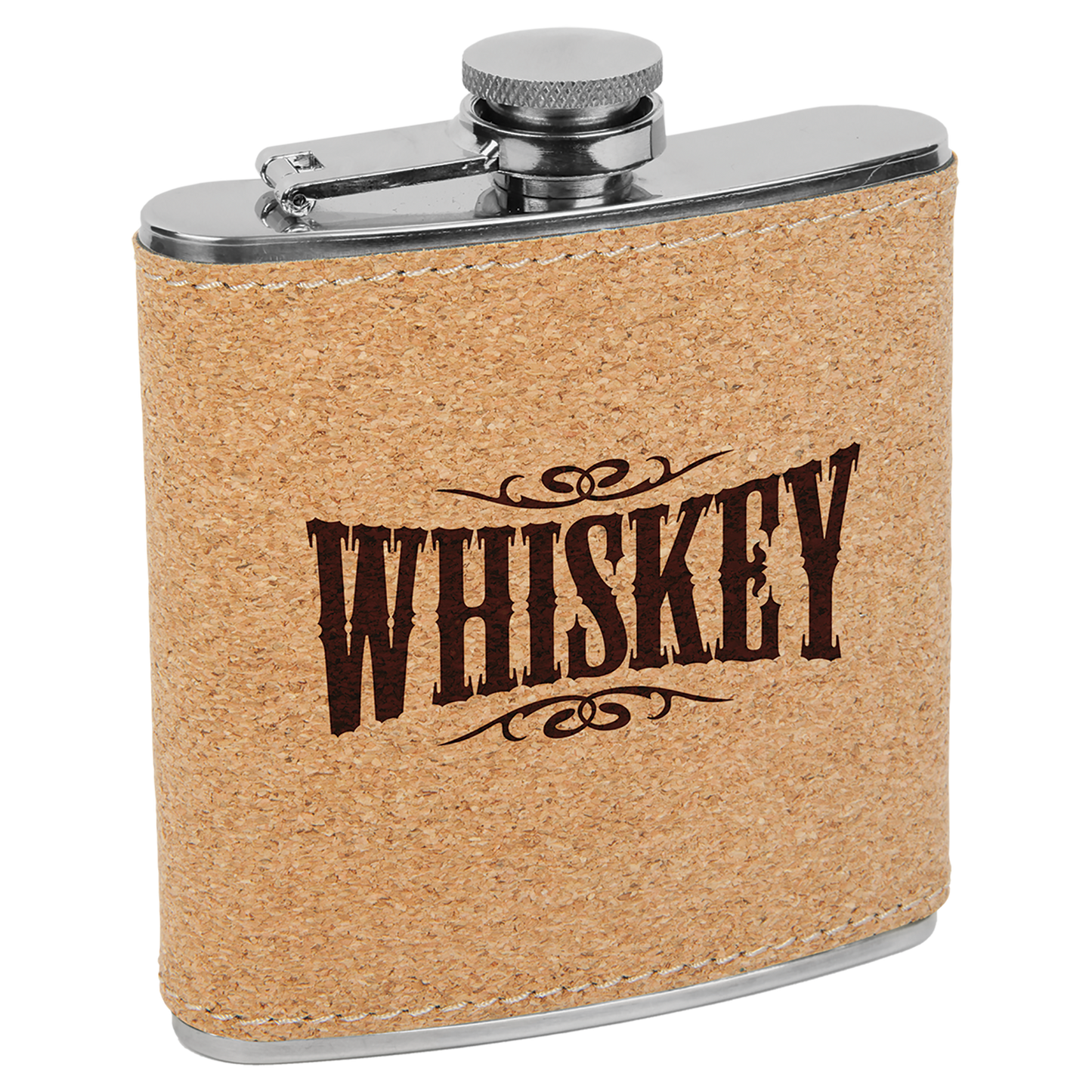 Leatherette 6 oz. Flask