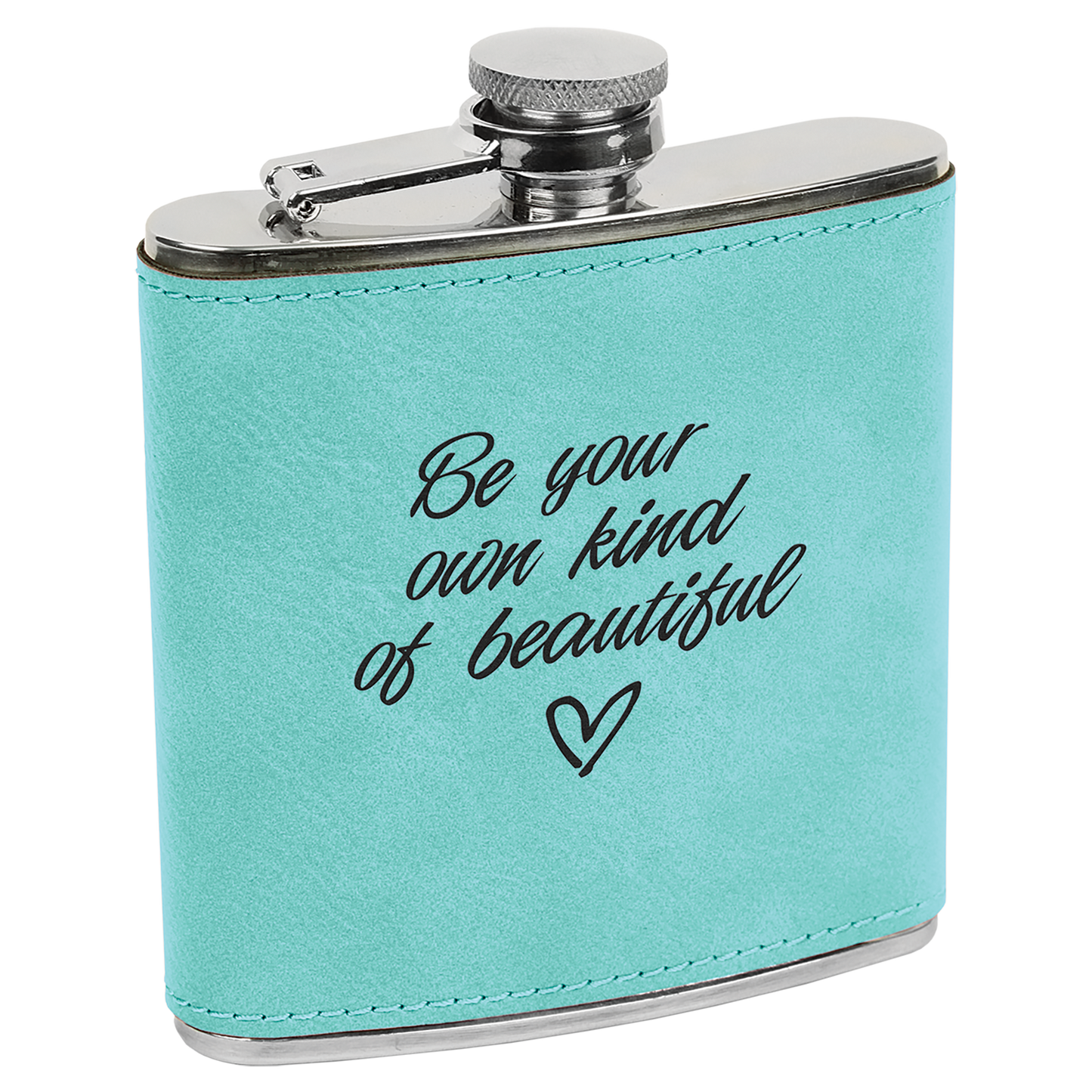 Leatherette 6 oz. Flask