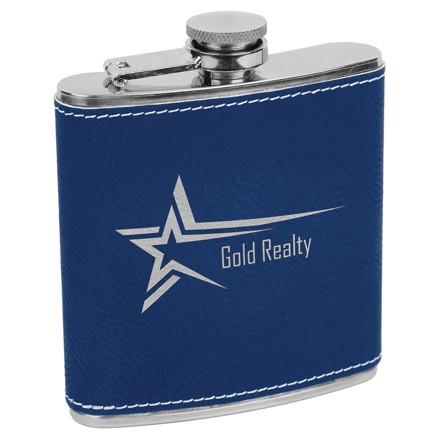 Leatherette 6 oz. Flask