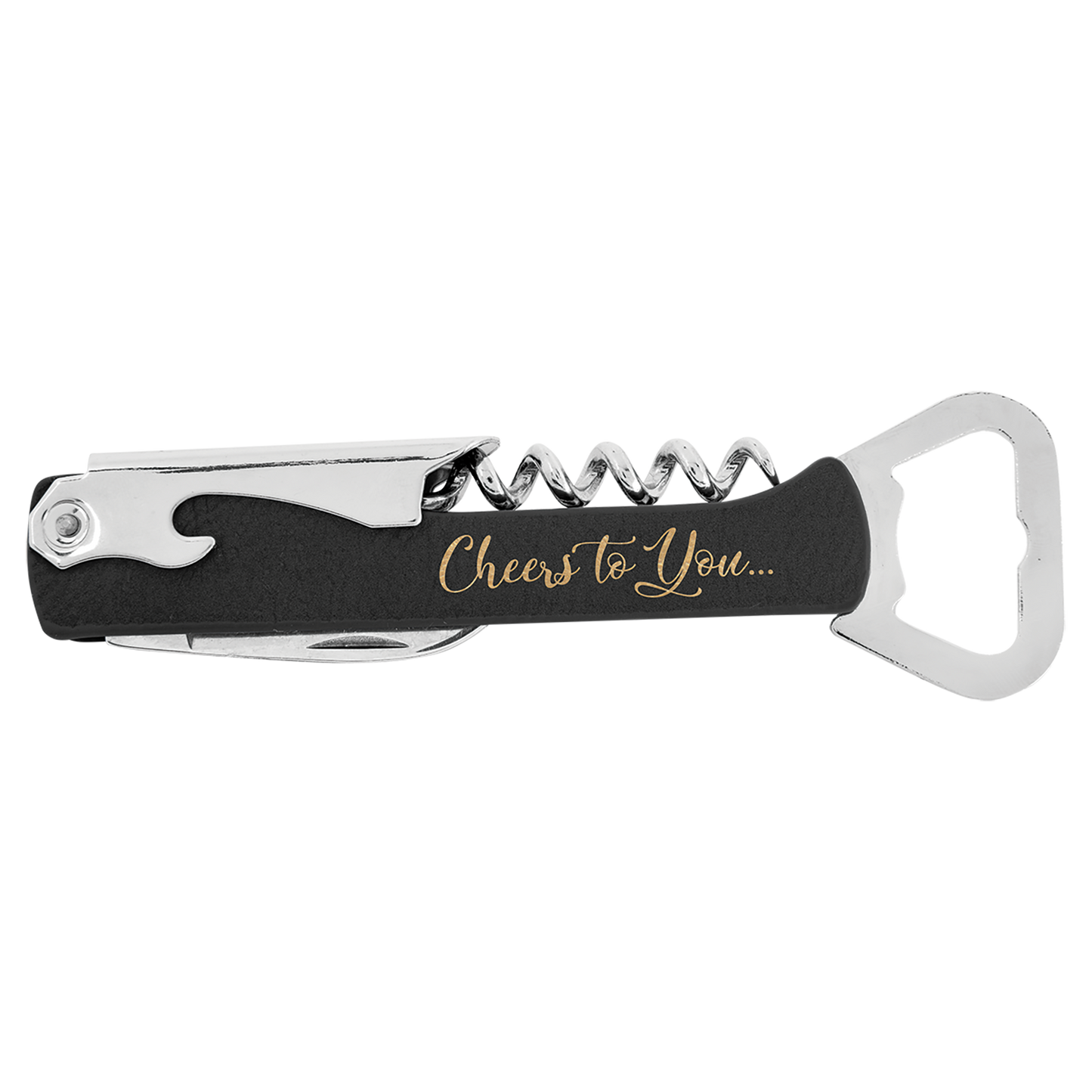 Leatherette Wine Bottle Opener
