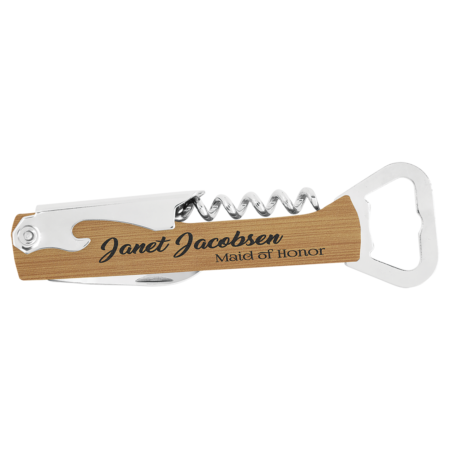 Leatherette Wine Bottle Opener