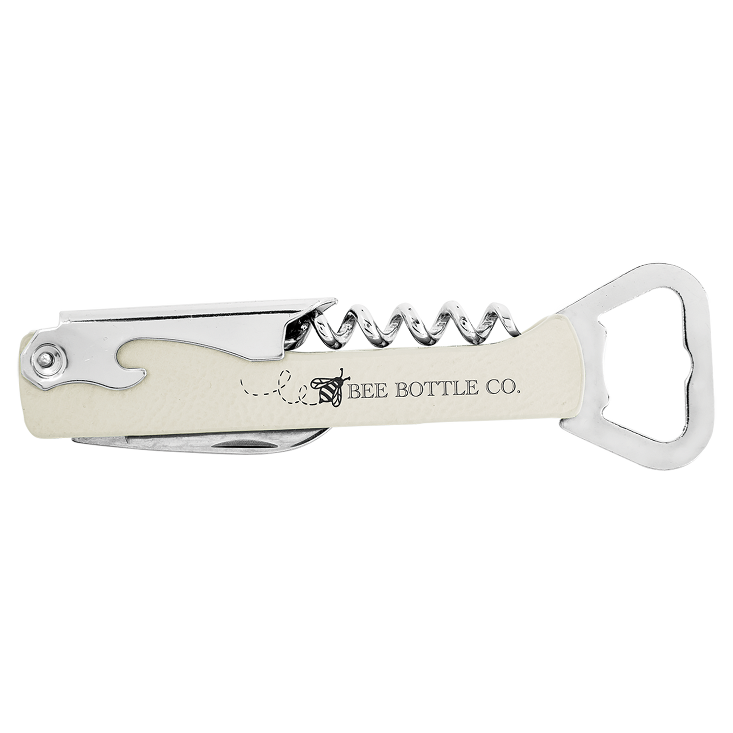 Leatherette Wine Bottle Opener