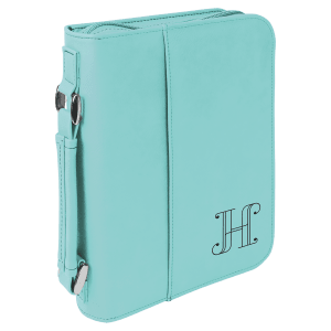 Leatherette Book/Bible Cover with Handle and Zipper