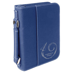 Leatherette Book/Bible Cover with Handle and Zipper