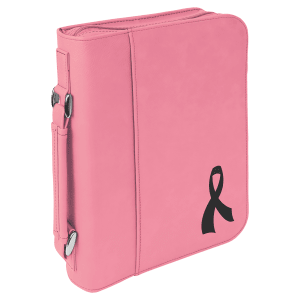 Leatherette Book/Bible Cover with Handle and Zipper