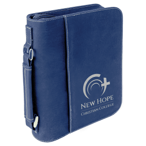 Leatherette Book/Bible Cover with Handle and Zipper