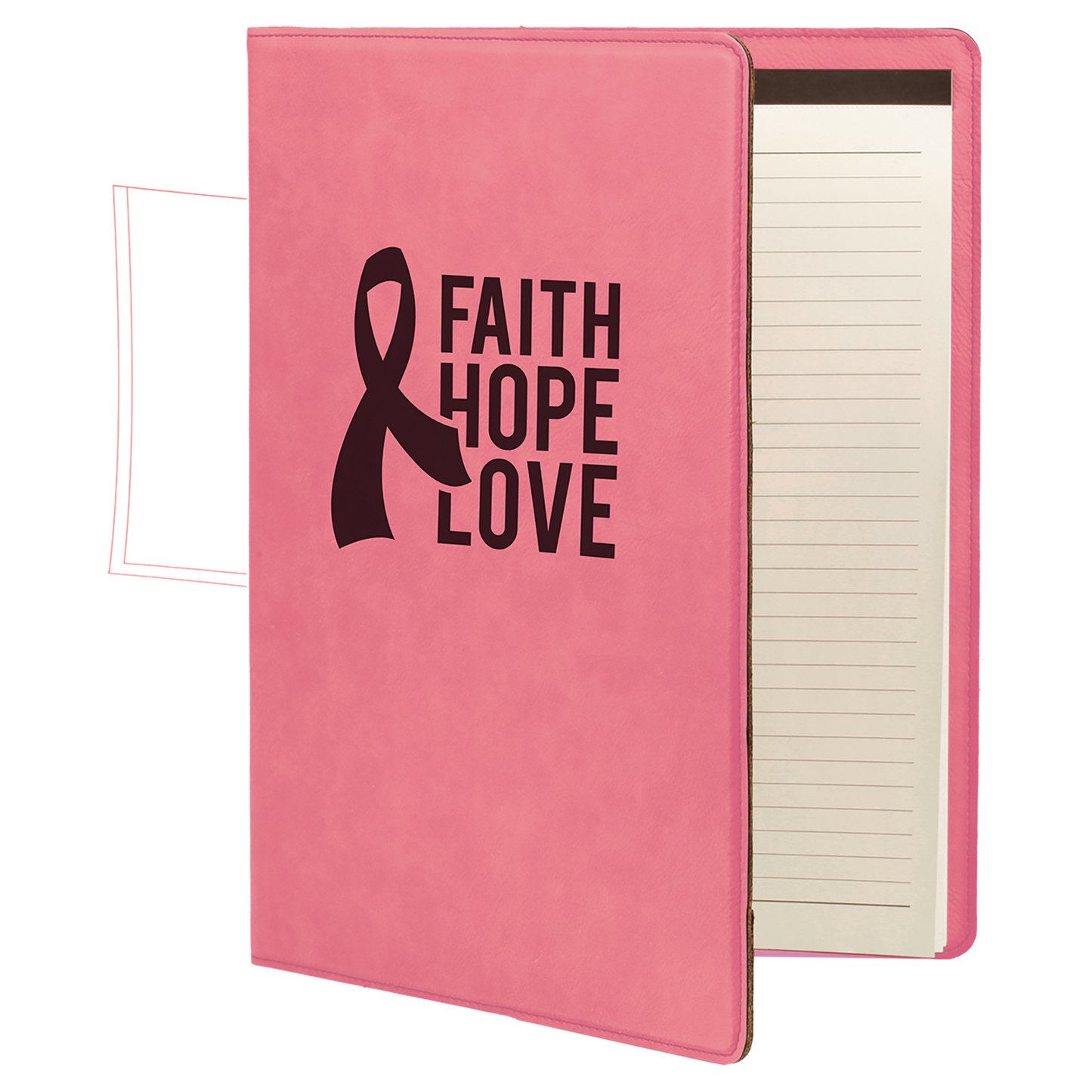 Leatherette Portfolio with Notepad 9.5" x 12"