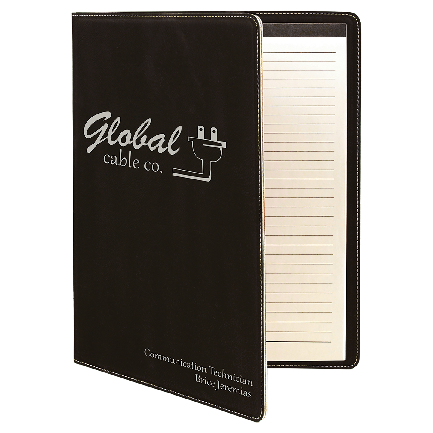 Leatherette Portfolio with Notepad 9.5" x 12"
