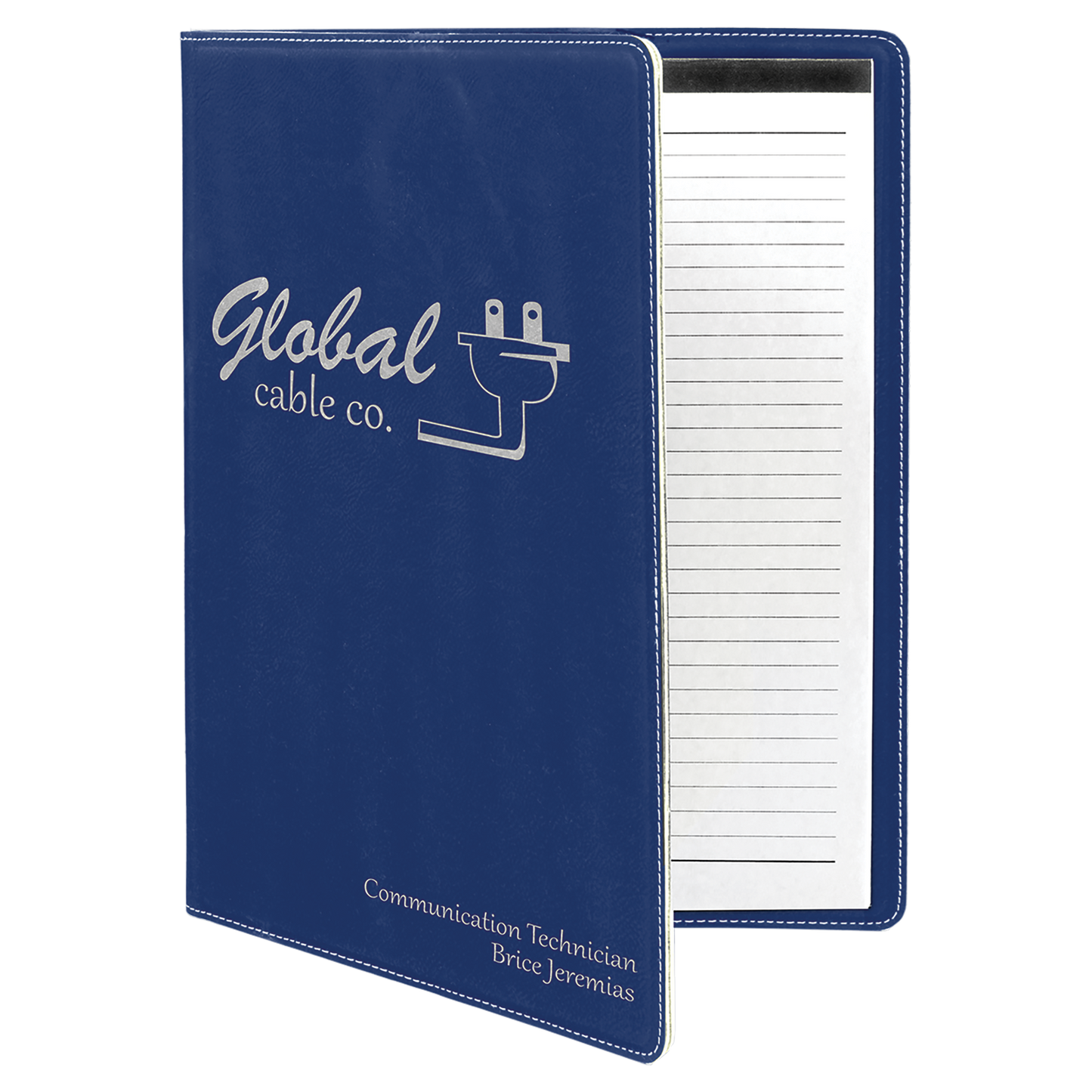 Leatherette Portfolio with Notepad 9.5" x 12"