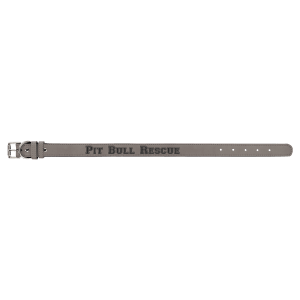 Laserable Leatherette Dog Collar