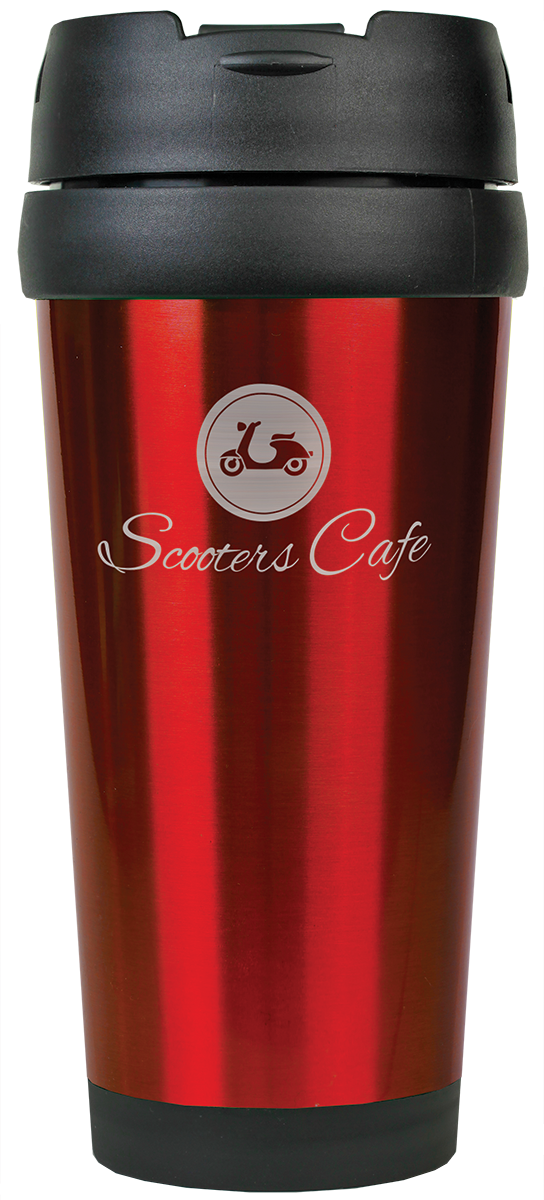 16 oz. Laserable Stainless Steel Travel Mug without Handle