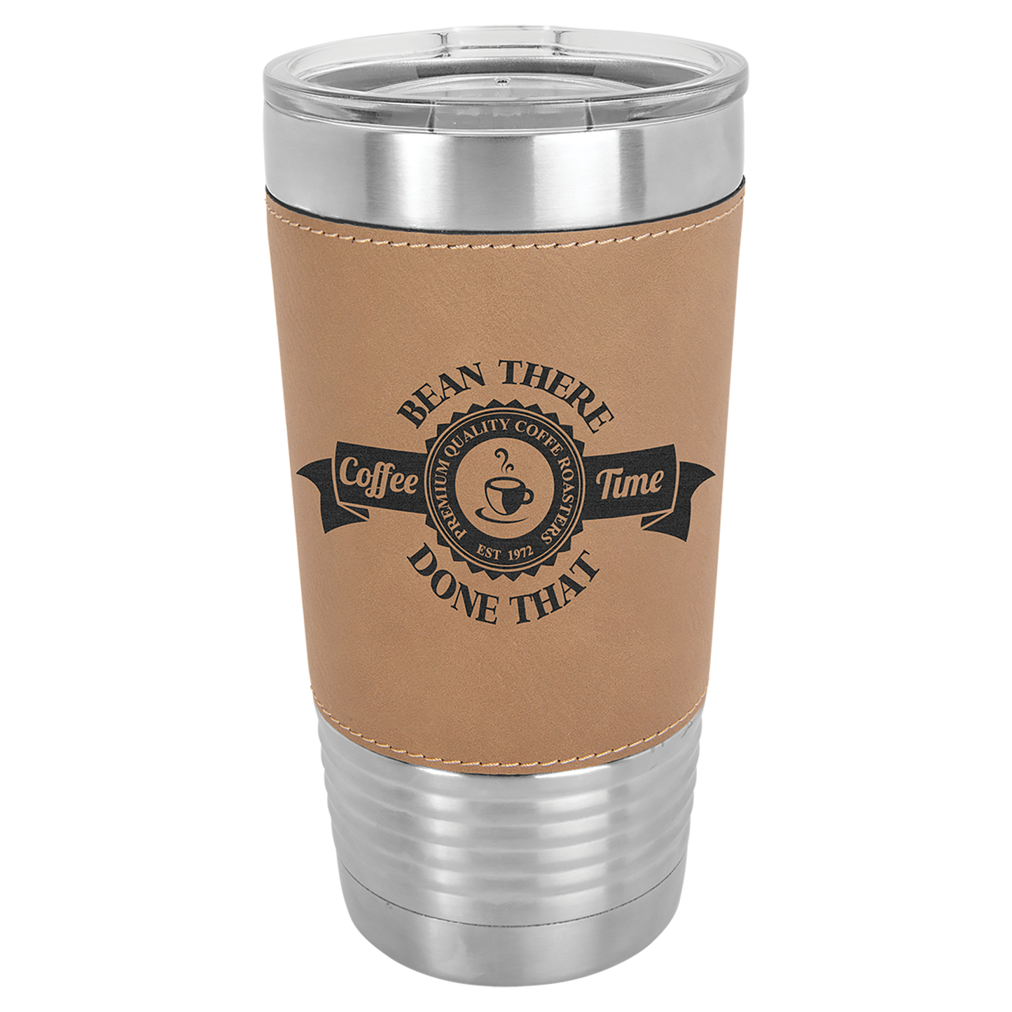Polar Camel Grip Tumbler with Clear Lid