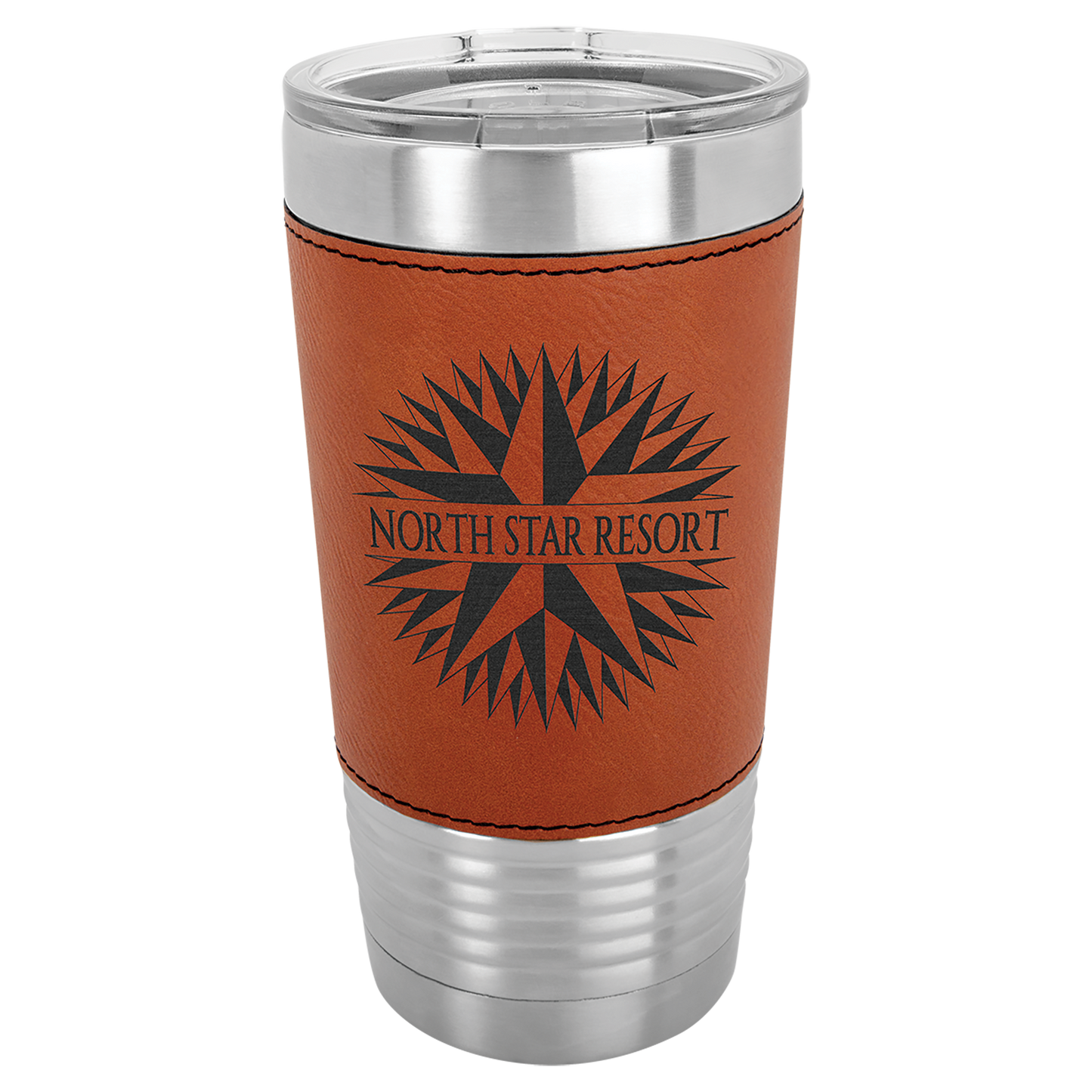 Leatherette Wrapped 20 oz. Polar Camel
