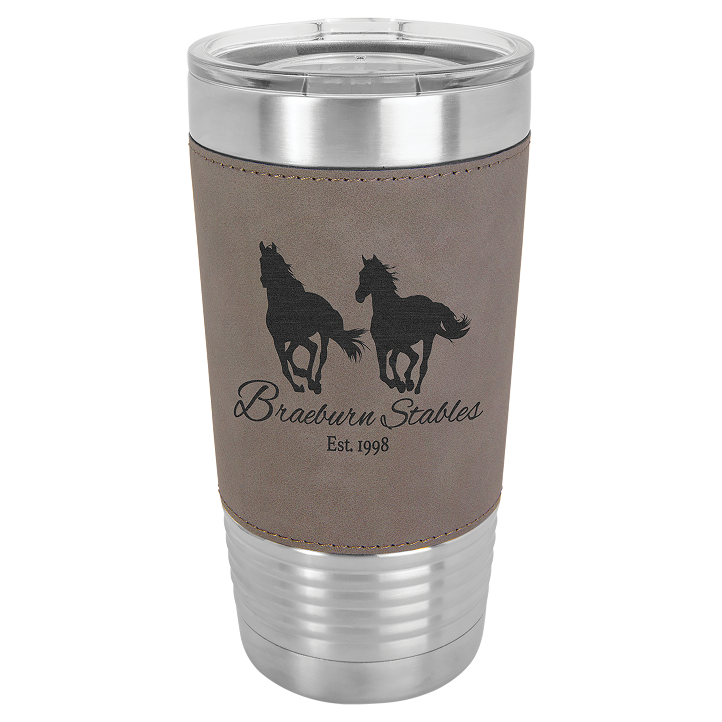 Leatherette Wrapped 20 oz. Polar Camel