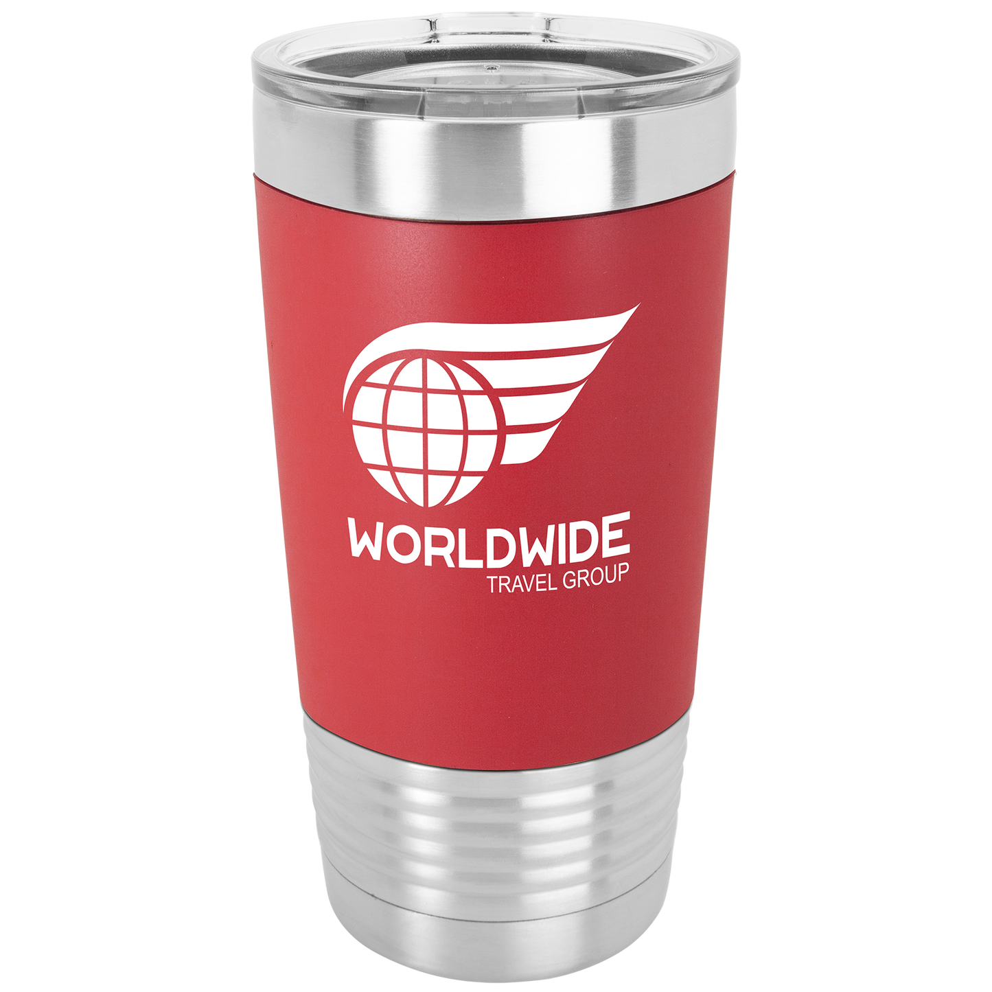 Polar Camel Grip Tumbler with Clear Lid