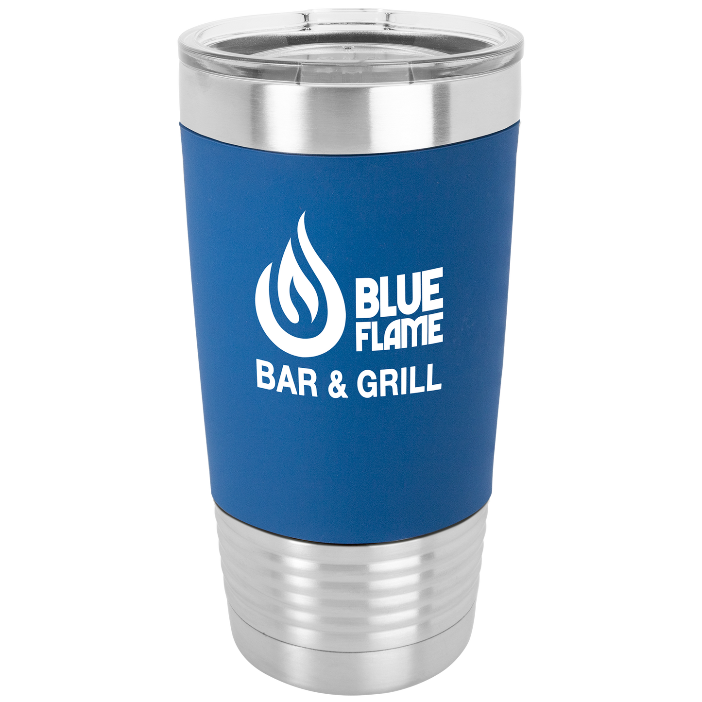 Polar Camel Grip Tumbler with Clear Lid