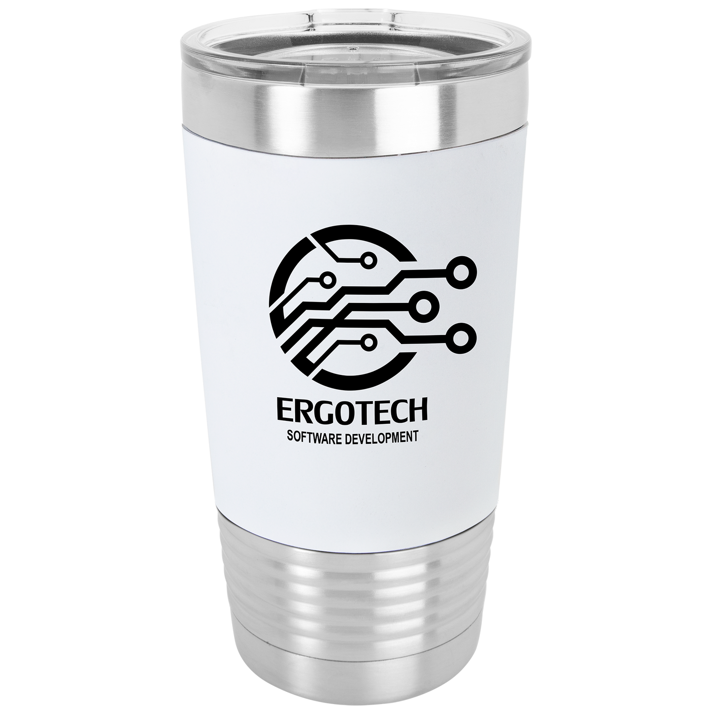 Polar Camel Grip Tumbler with Clear Lid
