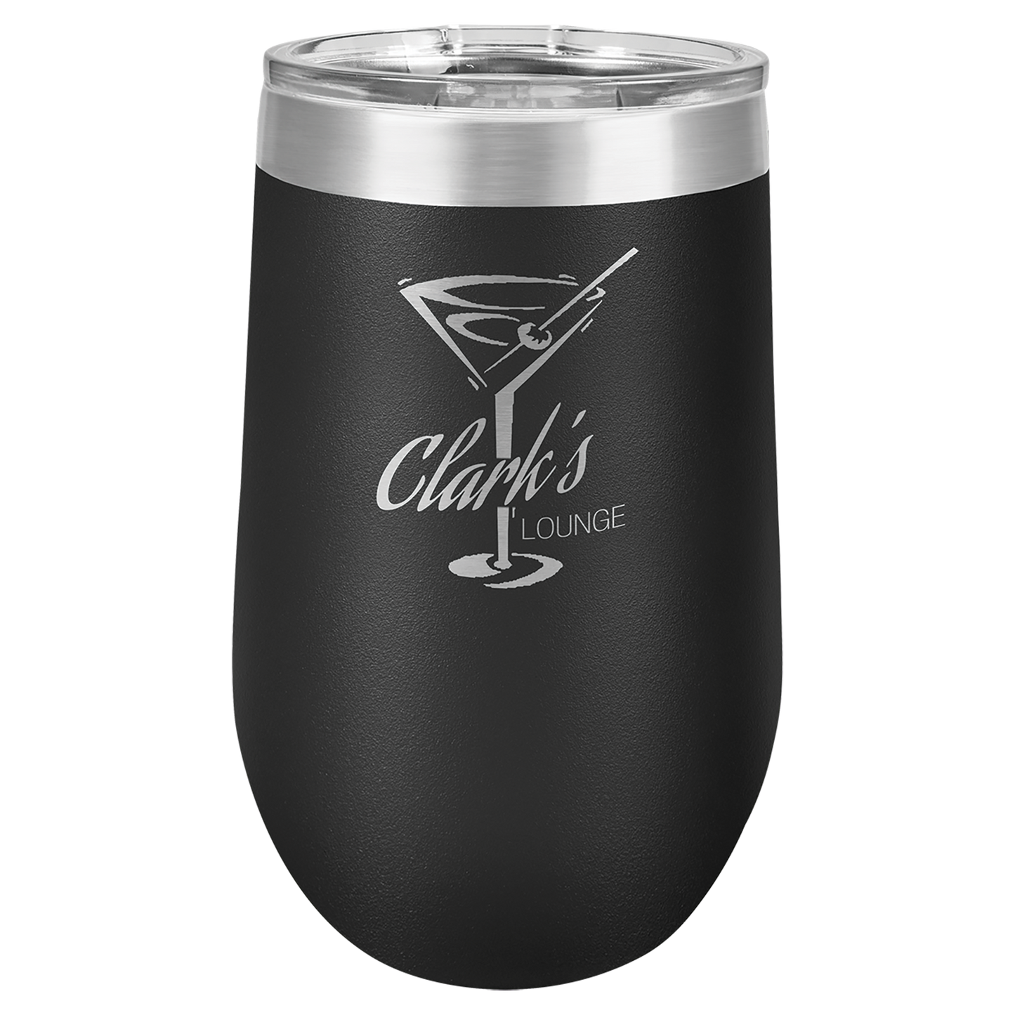 Polar Camel Stemless Tumbler with Clear Lid