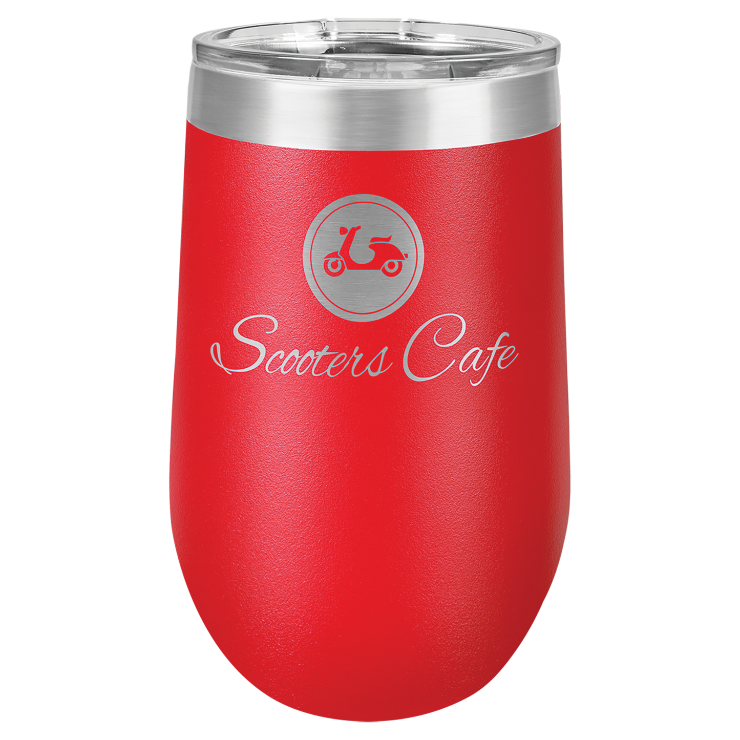 Polar Camel Stemless Tumbler with Clear Lid