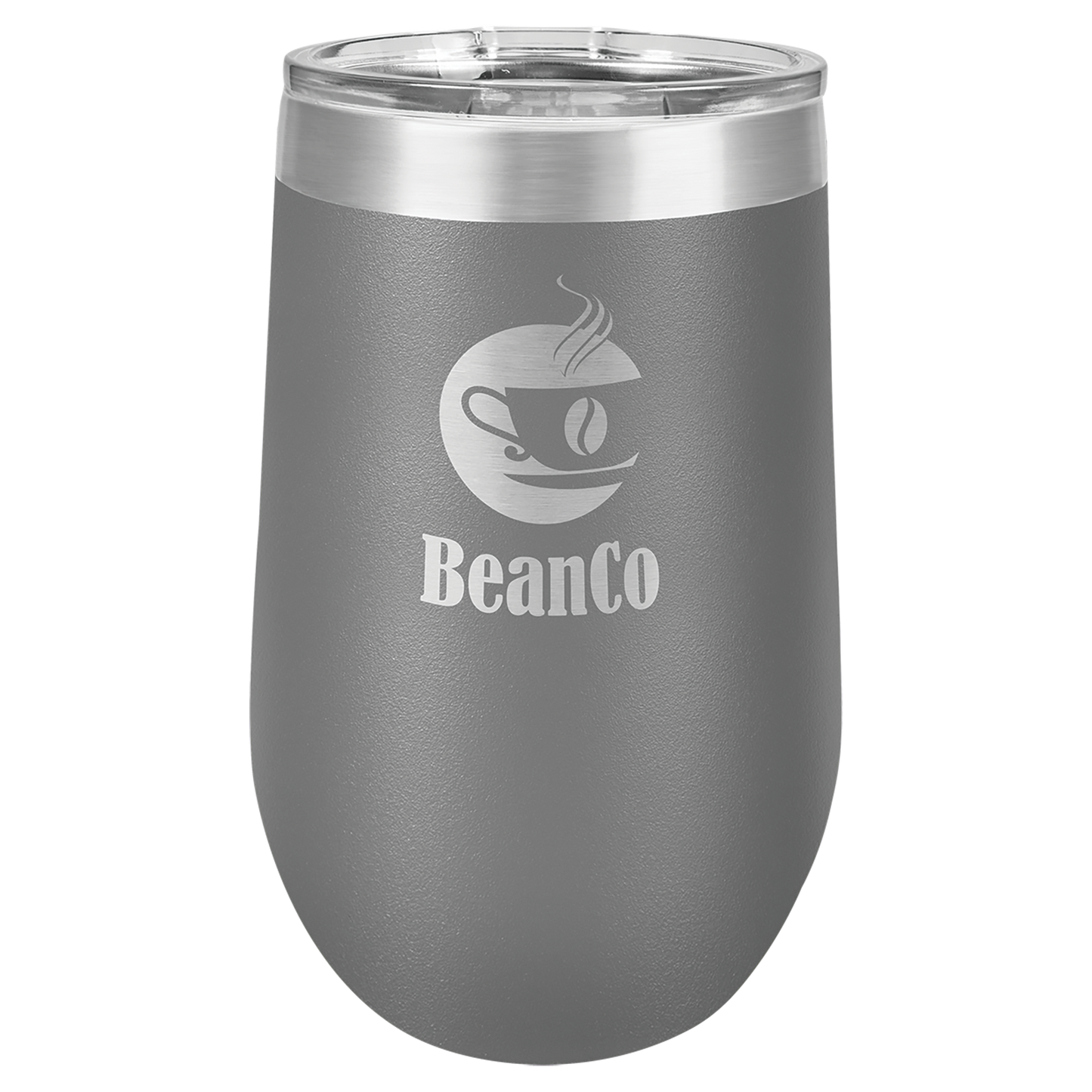 Polar Camel Stemless Tumbler with Clear Lid