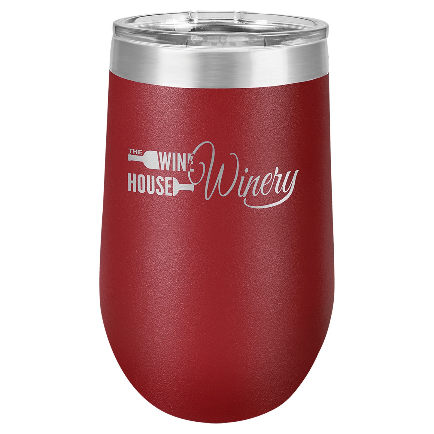 Polar Camel Stemless Tumbler with Clear Lid