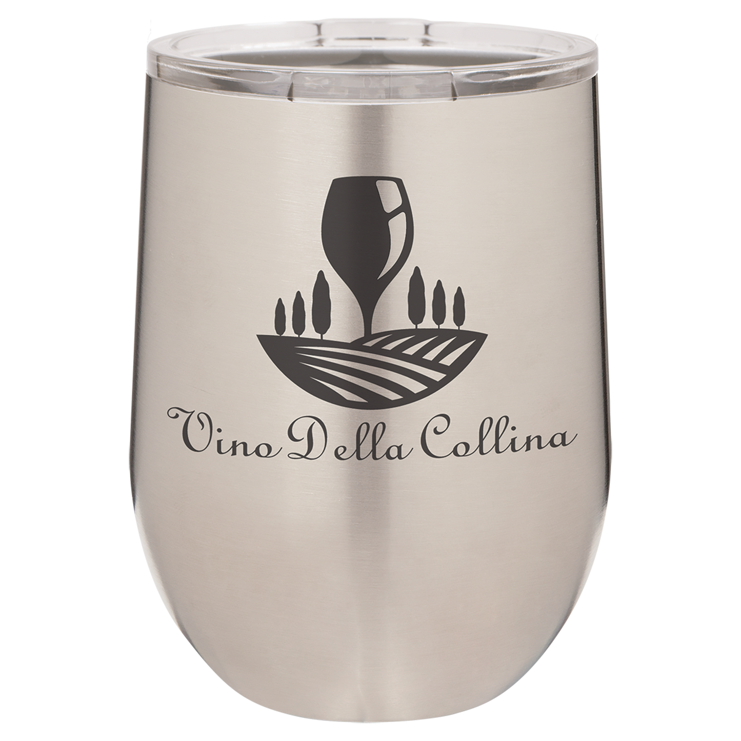 Polar Camel Stemless Tumbler with Clear Lid