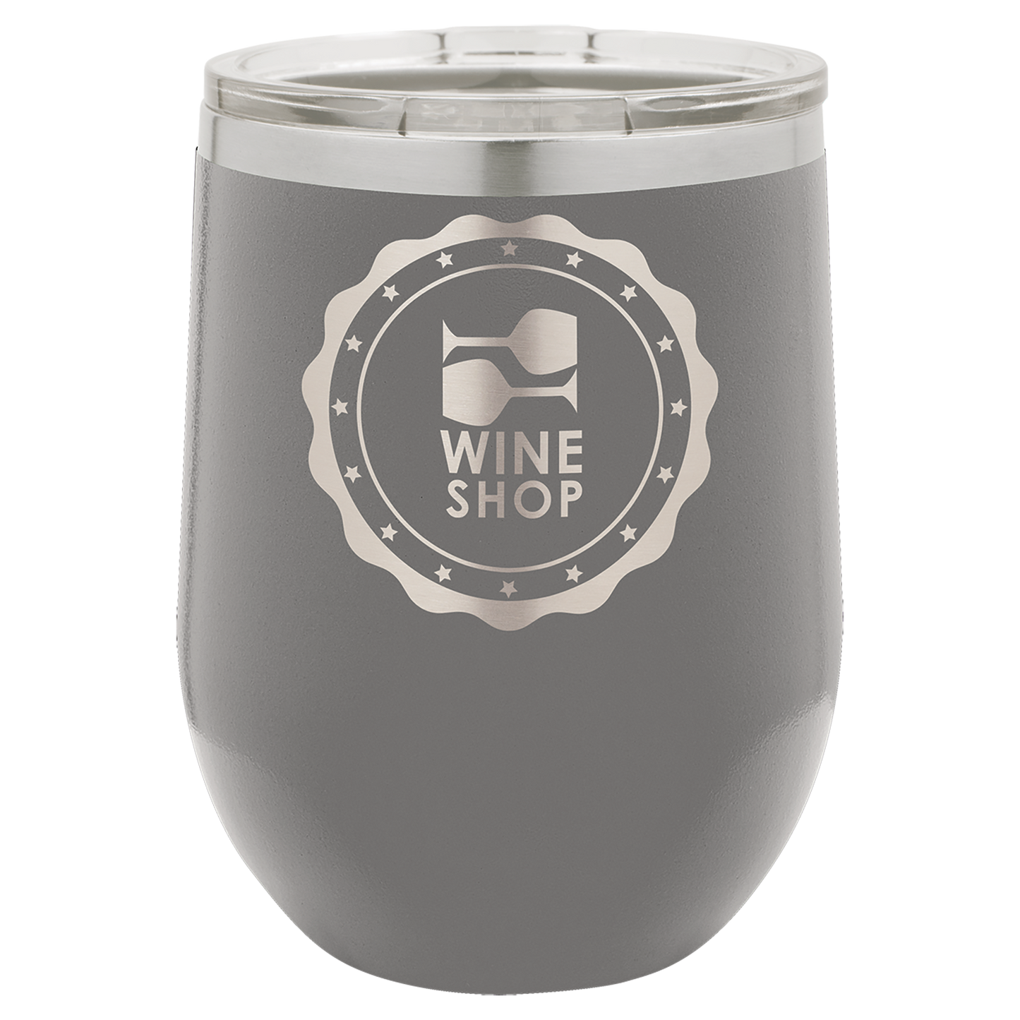 Polar Camel Stemless Tumbler with Clear Lid