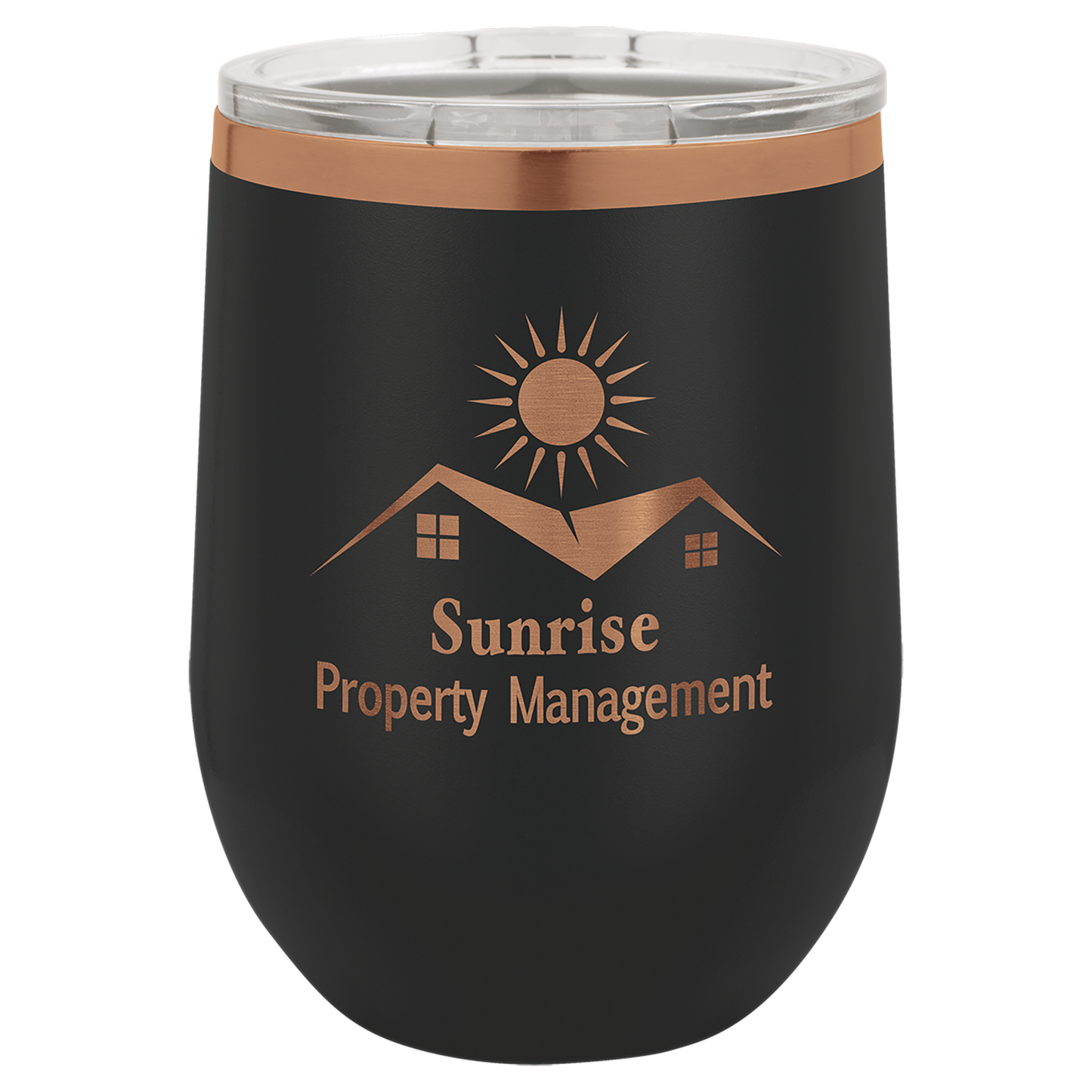 Polar Camel Stemless Tumbler with Clear Lid