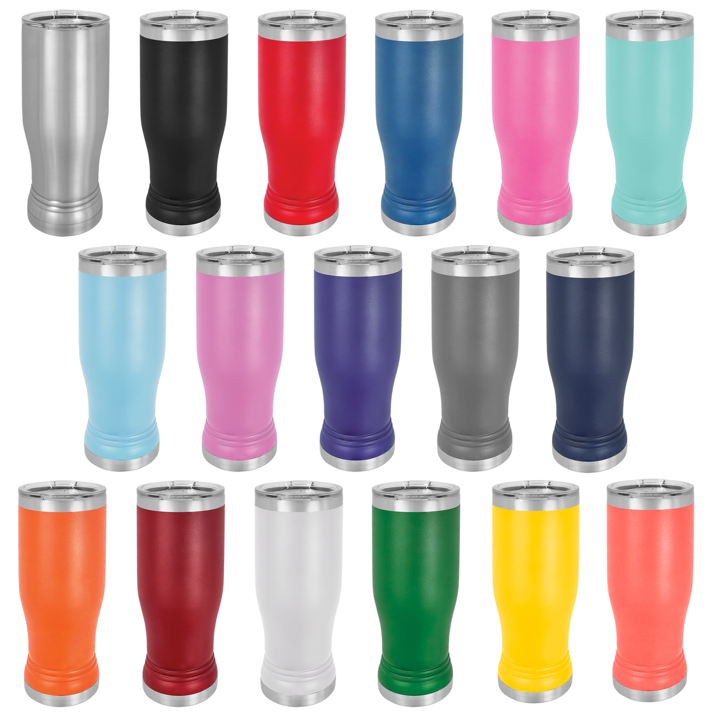 Polar Camel Pilsner Tumbler with Clear Lid