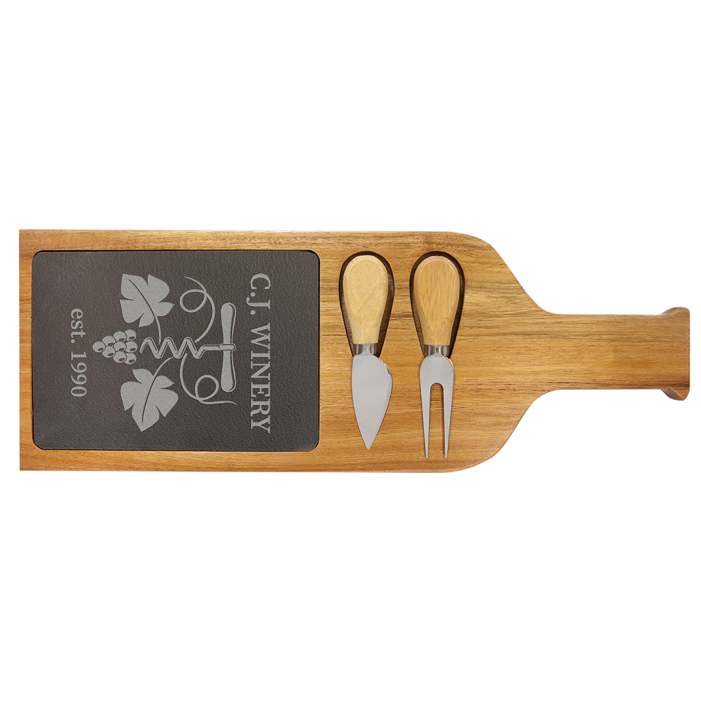 Acacia Wood/Slate