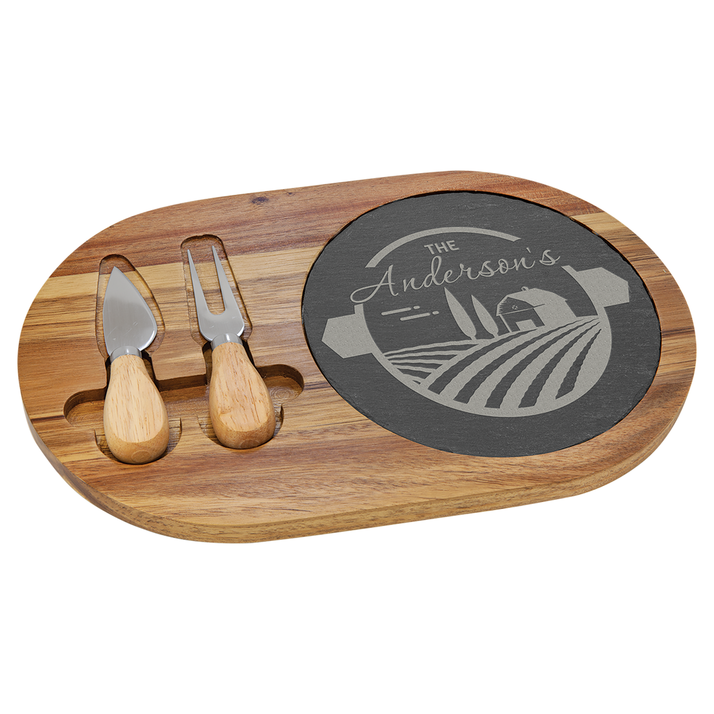 Acacia Wood/Slate