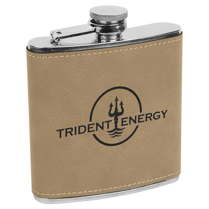 Leatherette 6 oz. Flask