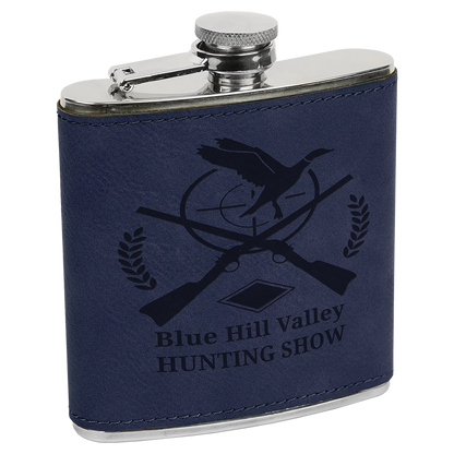 Leatherette 6 oz. Flask