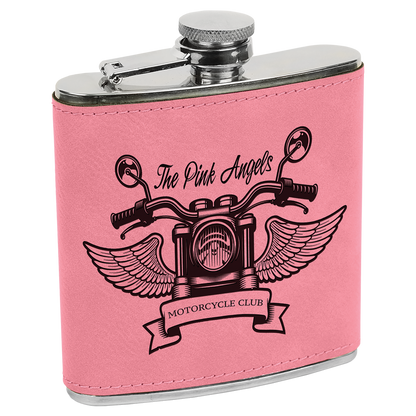 Leatherette 6 oz. Flask