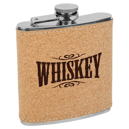 Leatherette 6 oz. Flask