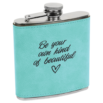Leatherette 6 oz. Flask