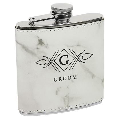 Leatherette 6 oz. Flask