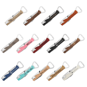 Leatherette Wine Bottle Opener