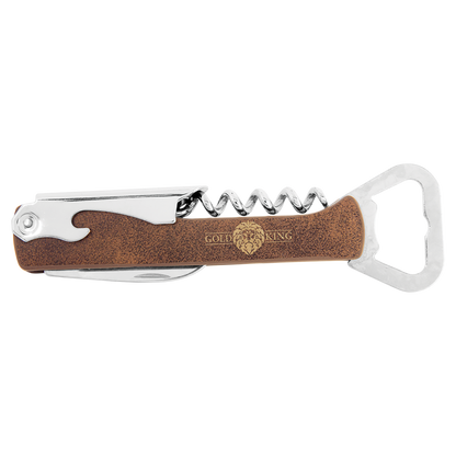 Leatherette Wine Bottle Opener