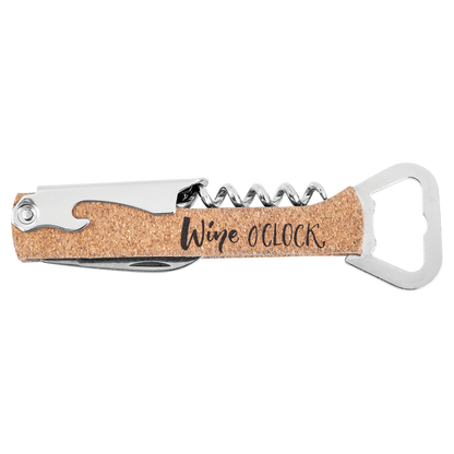 Leatherette Wine Bottle Opener