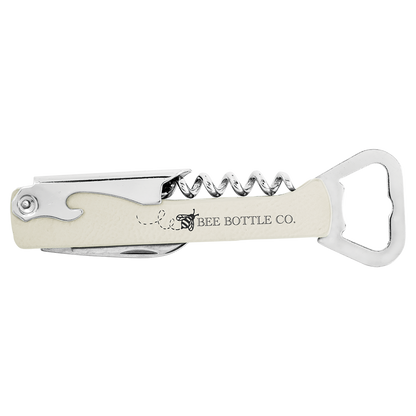 Leatherette Wine Bottle Opener