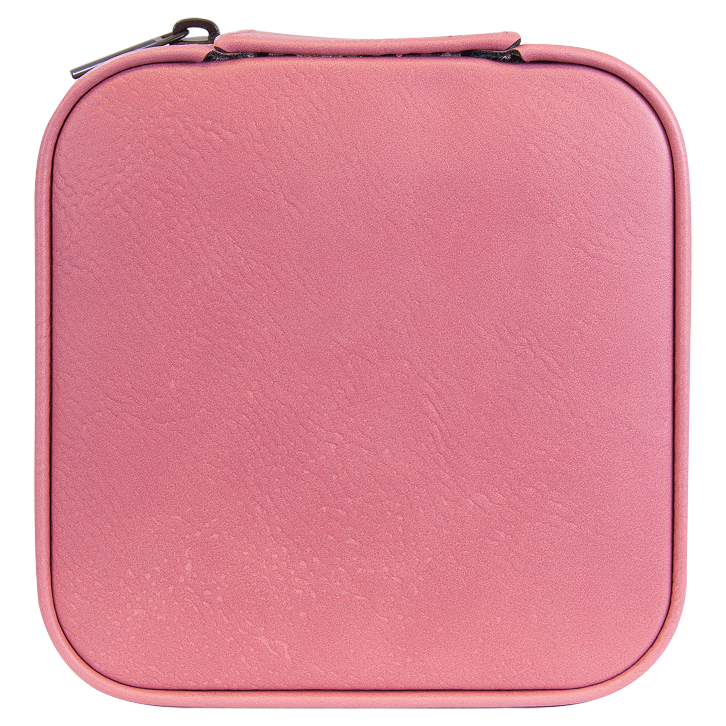 Lasered Leatherette Travel Jewelry Box with Tan Lining