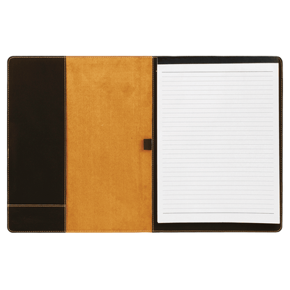 Leatherette Portfolio with Notepad 9.5" x 12"