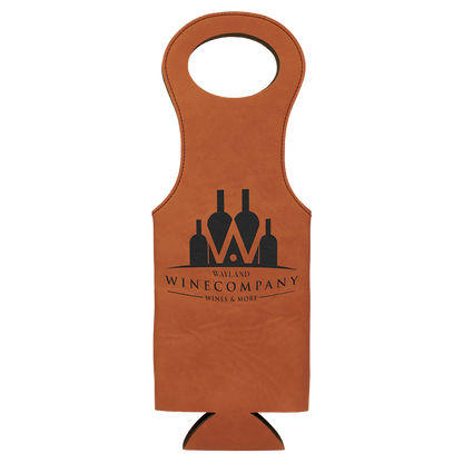 Leatherette Wine Bag