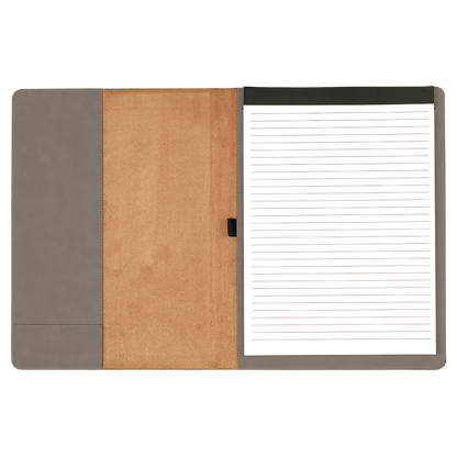 Leatherette Portfolio with Notepad 9.5" x 12"