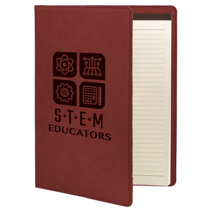 Leatherette Portfolio with Notepad 9.5" x 12"