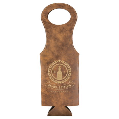 Leatherette Wine Bag