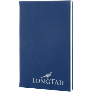 5 1/4" x 8 1/4" Laserable Leatherette Journal with Lined Notepad