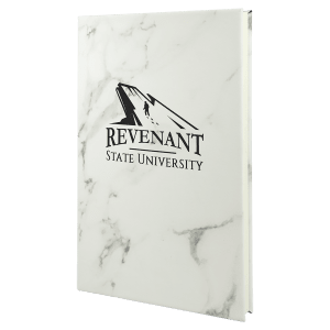 5 1/4" x 8 1/4" Laserable Leatherette Journal with Lined Notepad